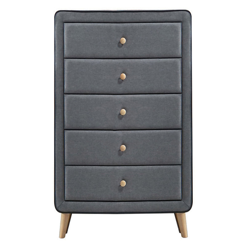 Commode rembourrée à 5 tiroirs