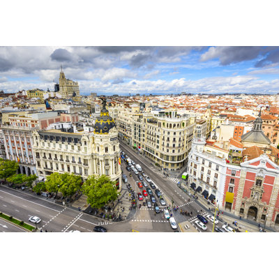 Paysage urbain de Madrid, Espagne - Photographie sur toile