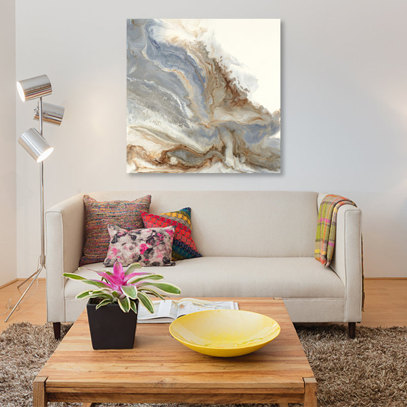 Reproduction sur toile tendue, "Forth entrant" par Corrie LaVelle, H 48 po x l 48 po x P 1,5 po, Pas de tapis, Toile tendue