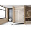 Porte de douche coulissante simple sans cadre-127317832