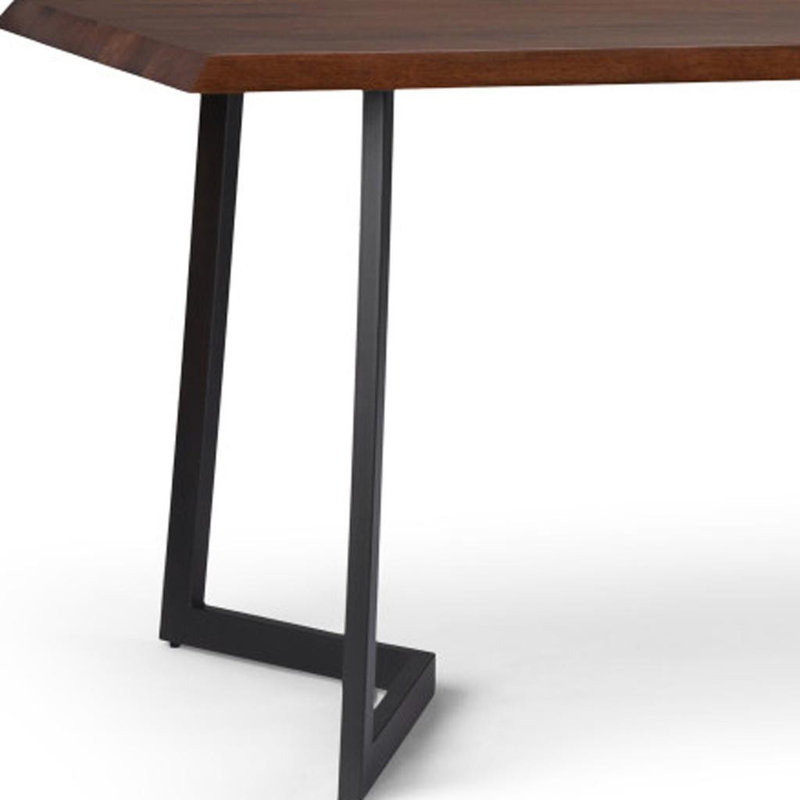 Table de salle à manger 72 po, Dark Brown