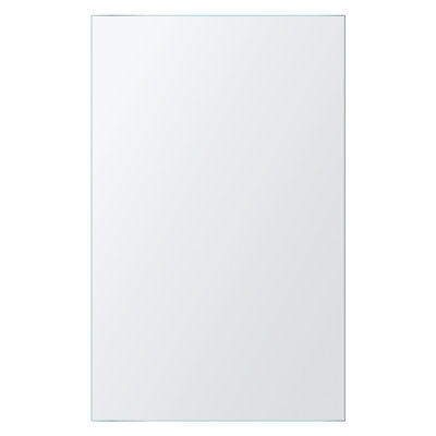 Aluminum Frameless Recessed or Surface Mount Medicine Cabinet with 165° Soft-Close Hinges and Adjustable Glass Shelves