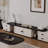 Modern coffee table TV cabinet combination