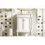 Meuble-lavabo 24 po avec lavabo supérieur, meuble de rangement moderne à 2 niveaux, meuble-lavabo simple, grandes tablettes de rangement-795905793
