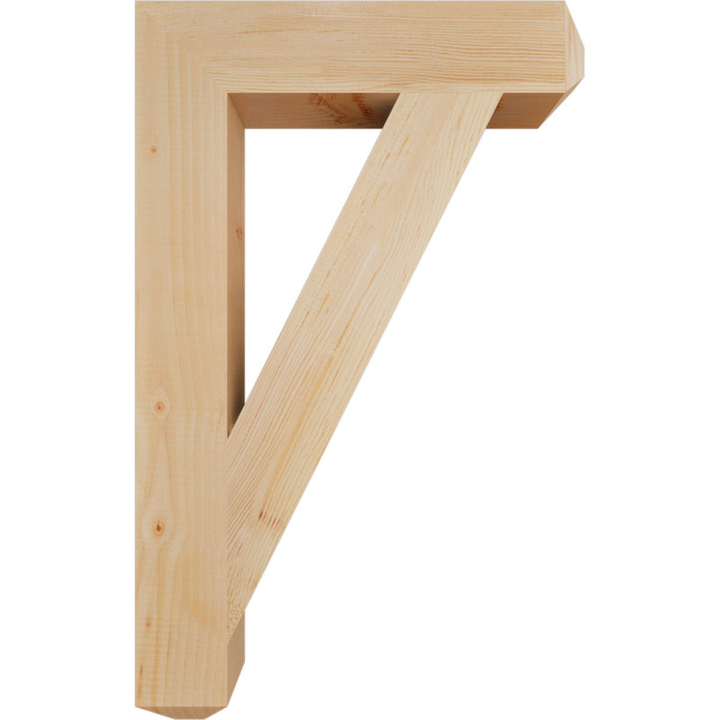 Support pour artisan traditionnel, H 32 po x l 3,5 po x P 20 po, Douglas (lisse)