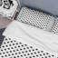 Ensemble de housse de couette en microfibre noir / blanc 3 pièces-1772336612