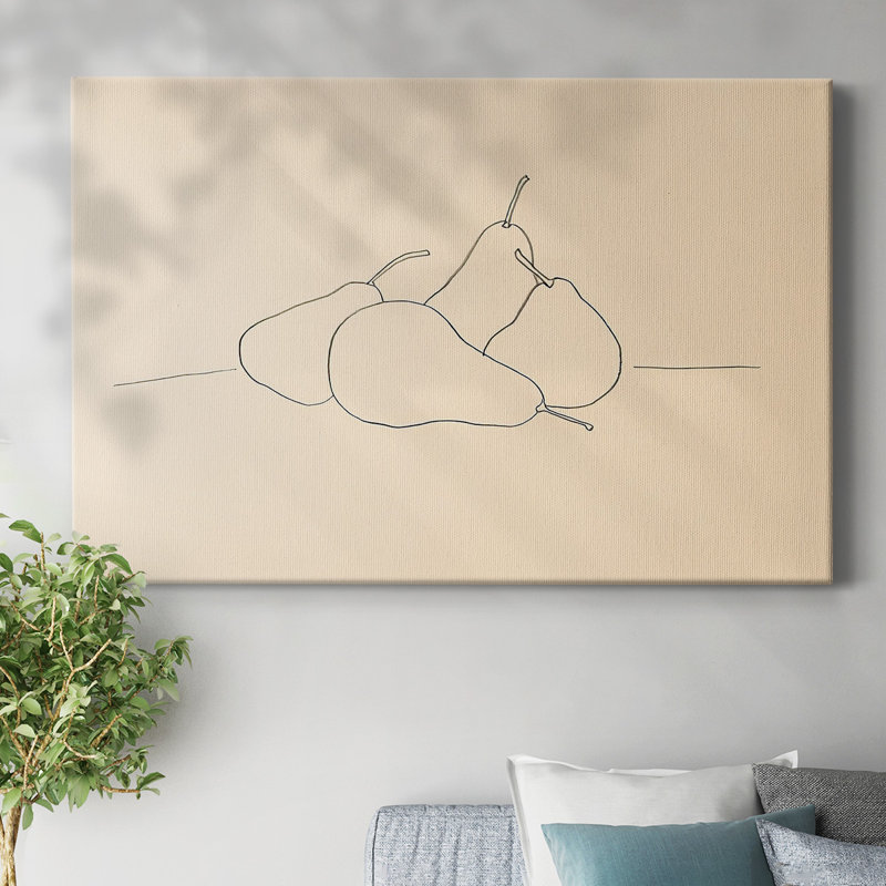 «Fruit Line Dessin III», galerie tendue sur toile