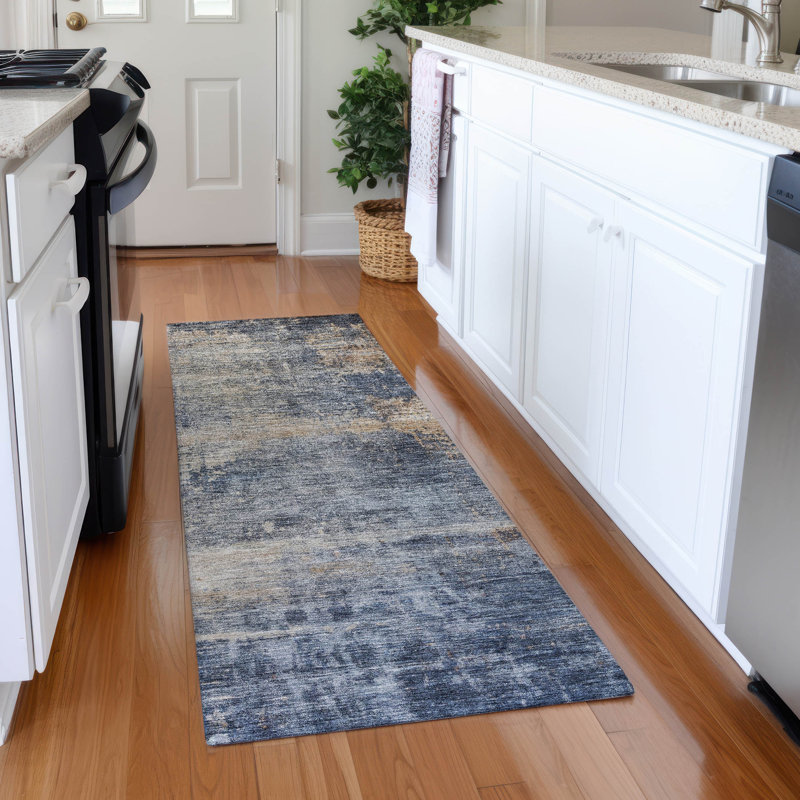 Tapis intérieur / extérieur lavable en machine Cicel ACN1217, Tapis de couloir 2 pi 3 po x 7 pi 6 po