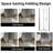 Frameless Bifold Shower Door Matte Black, 1/4" Tempered Glass, Adjustable Width-124791601