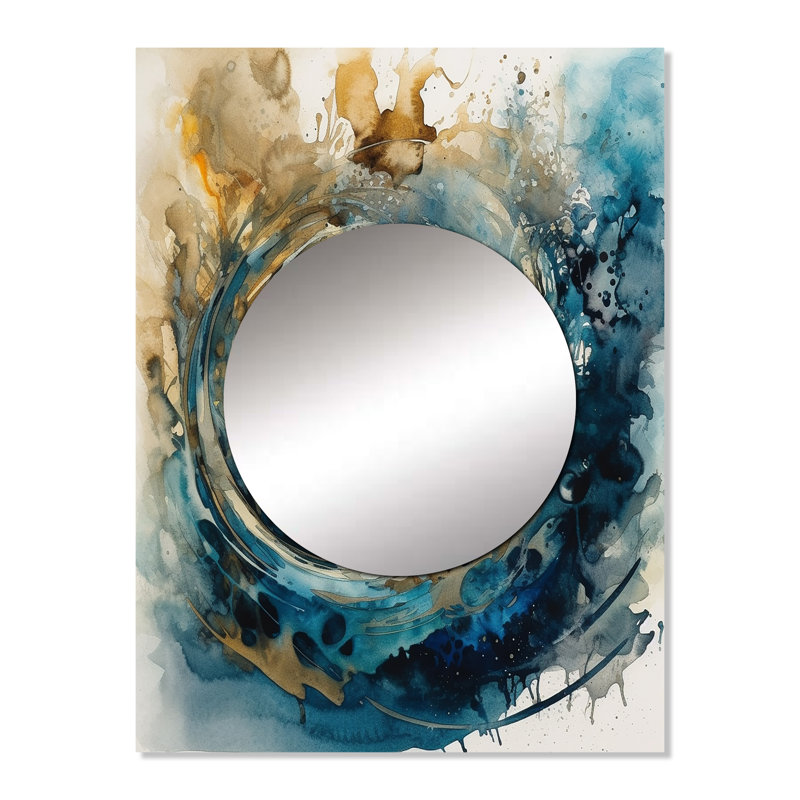 Miroir mural décoratif Moudie, 32 po x 24 po