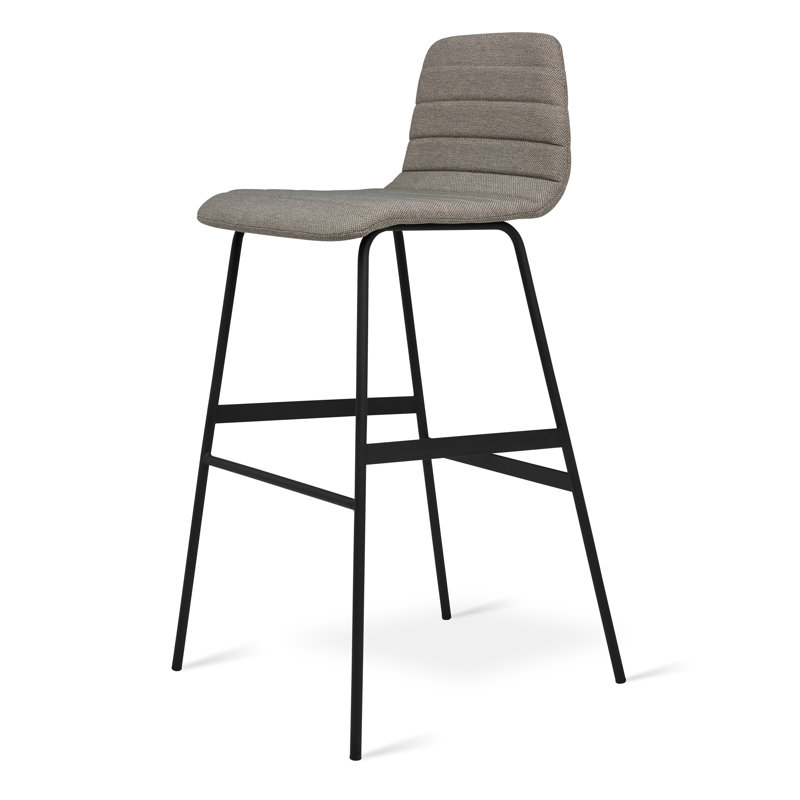 Lecture Upholstered Bar Stool, Pixel Truffle