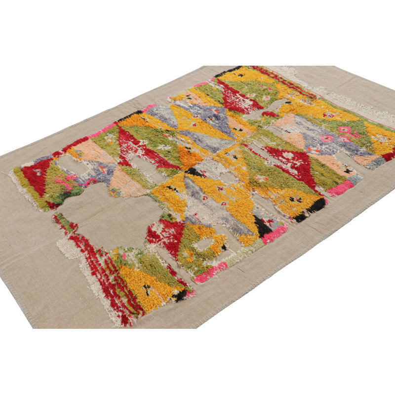 One-of-a-Kind 4'6x7'9 Hand Knotted Area Rug