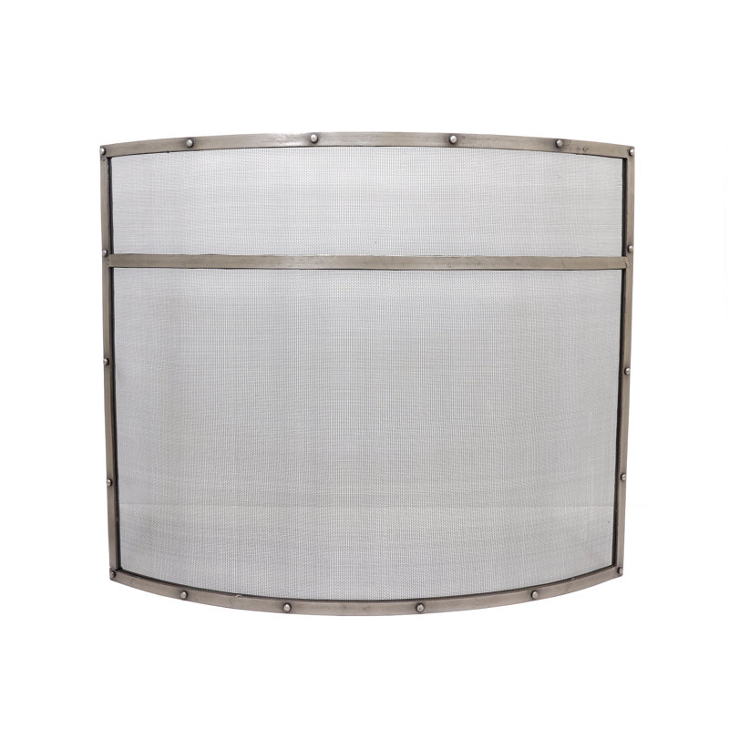 FIRE GUARDS, 68" H x 83" W x 15" D, Silver