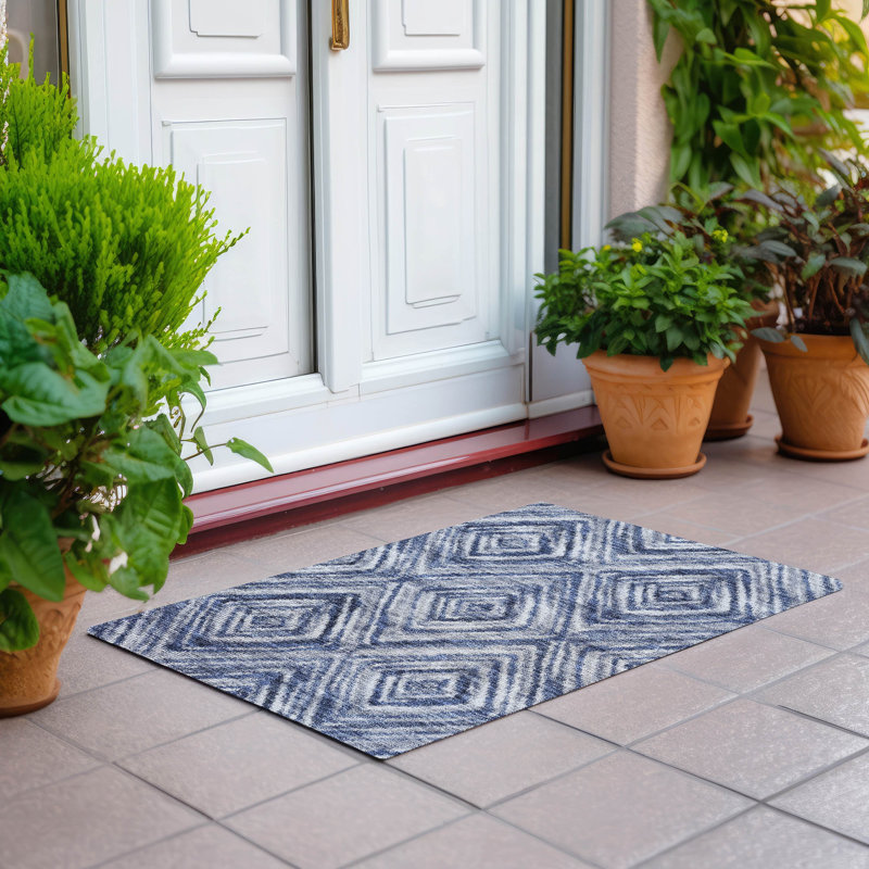 Tapis d'entrée pour l'extérieur Koeth, Rectangle 1 pi 8 po x 2 pi 6 po