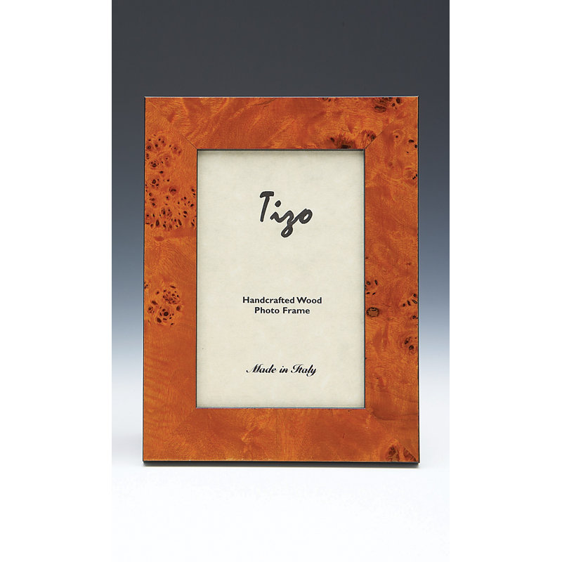 Wood Picture Frame, Orange, 8" x 10"