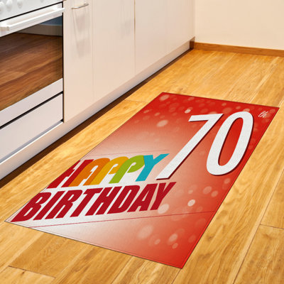 Tapis décoratif abstrait à haute densité en fibres longues
