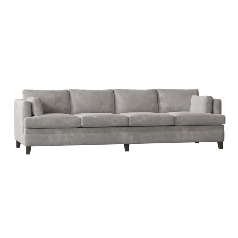 Todd Sofa, Bella Black Performance Velvet, Brown Mahogany
