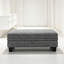 Grand module de repose-pieds avec rangement 45,9 po Anjana Bujesily Chenille-111803360