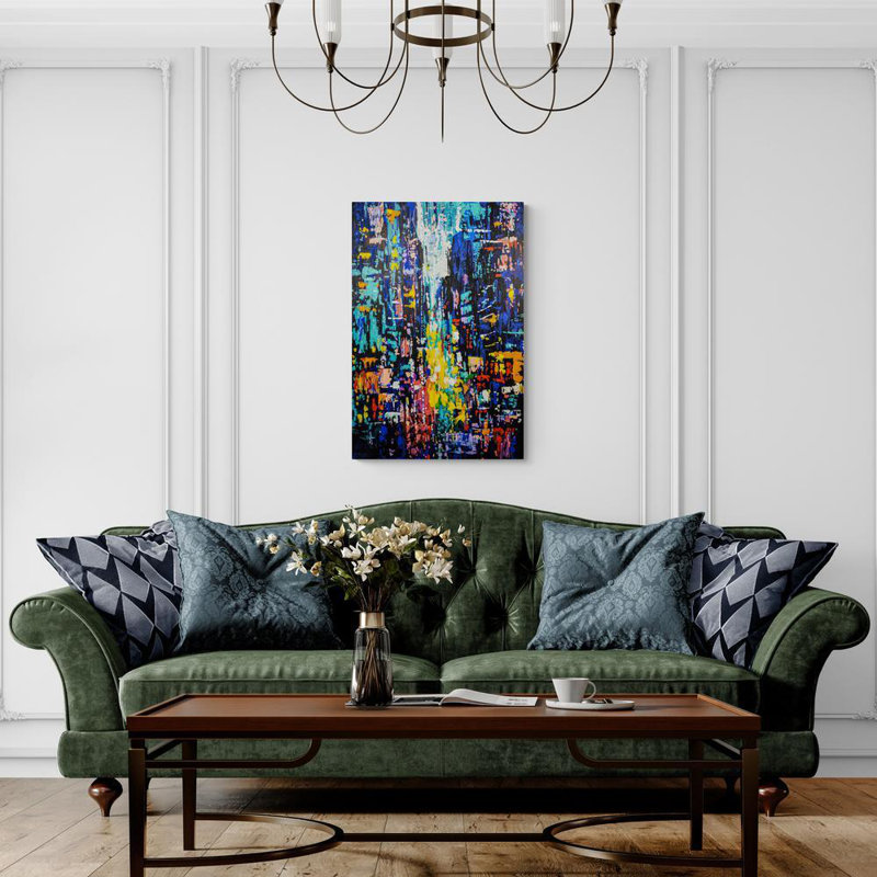 Cityscapes, 36" H x 24" W
