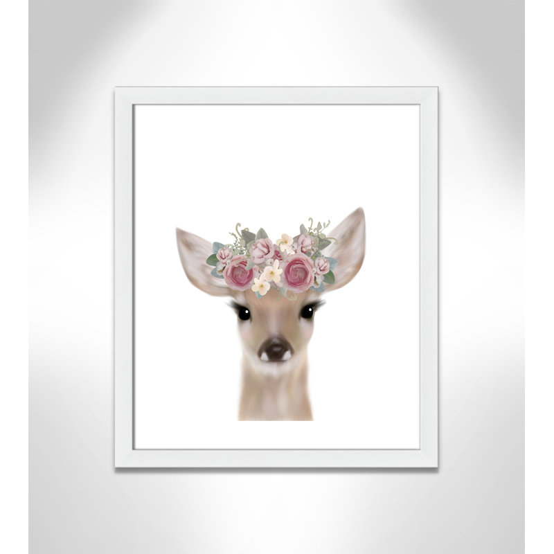 Décoration murale pour enfants, 24.5" H x 20.5" W x 0.63" D, Cadre blanc
