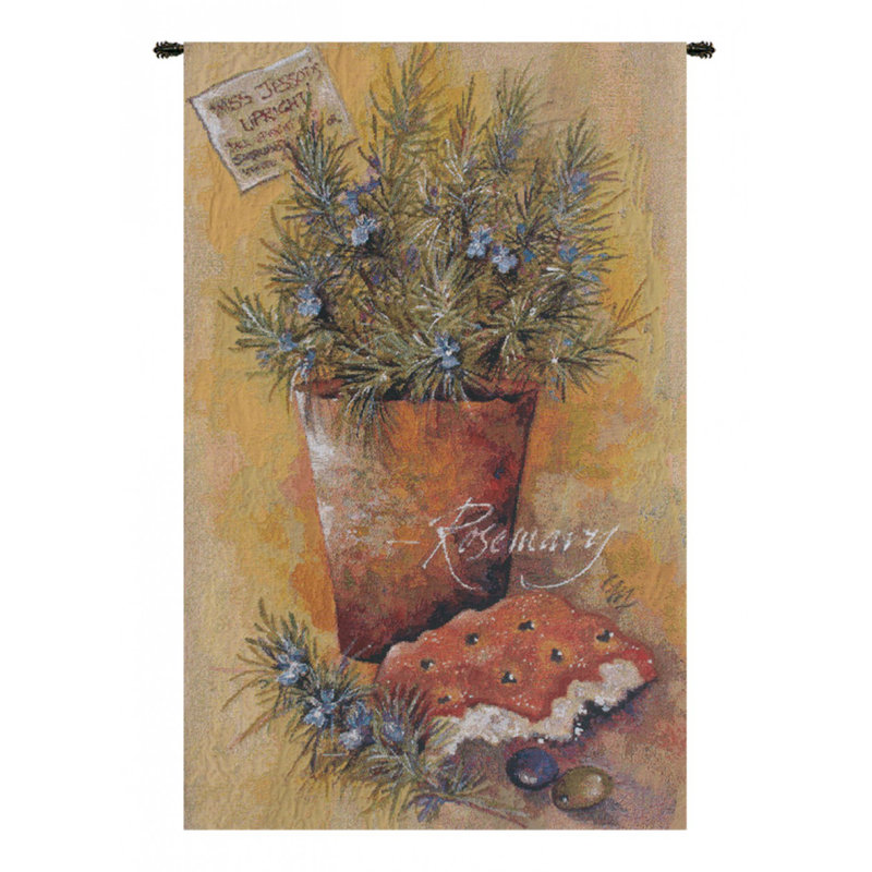 Loom Woven Cotton Blend Wall Hanging, 38" H x 24" W x 0.15" D