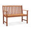 Banc de jardin en bois Nemuel
