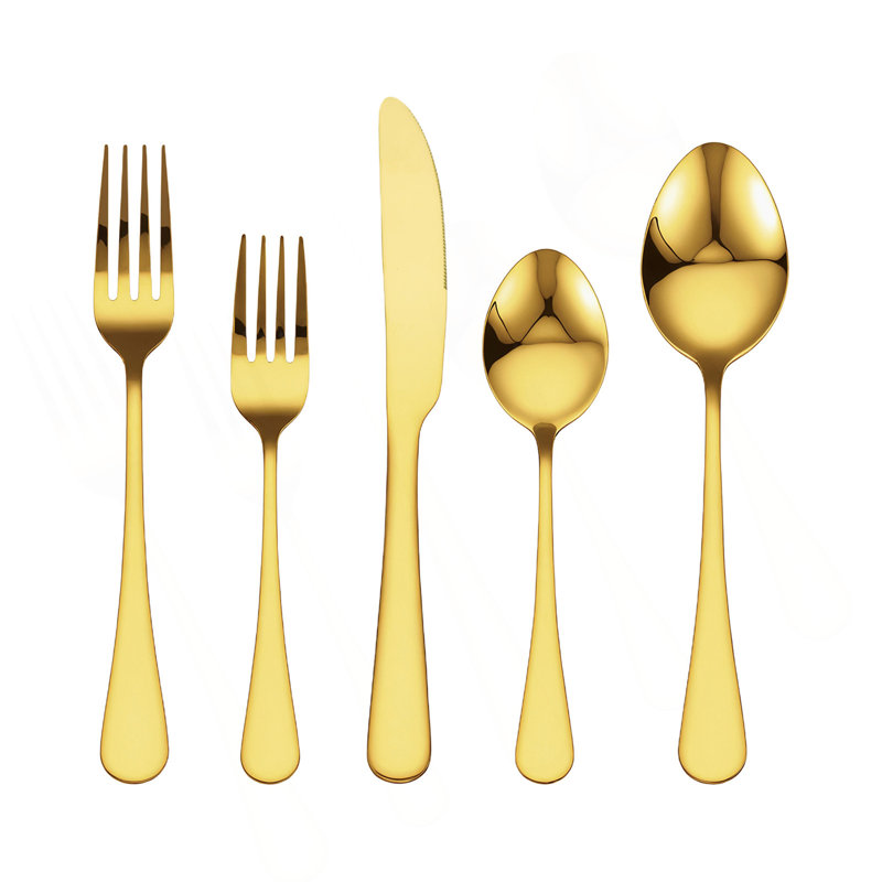 Ensemble de 100 ustensiles de cuisine en acier inoxydable pour 100 couverts
