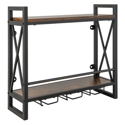 Rosalinde Wine Bottle & Glass Rack in