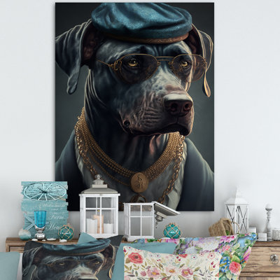 «Mafia Dog I», impression sur toile