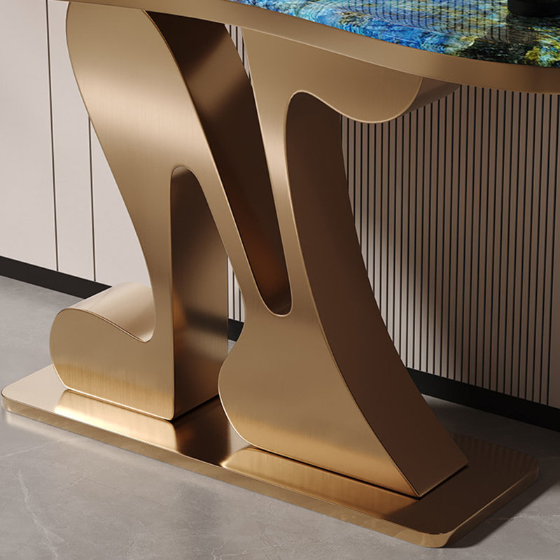 Console haut de gamme légère et luxueuse, 33,5 po H x 59 po L x 13,8 po P, Noir