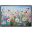 «Vibrant Wildflower Bright Colorful Wild Flowers Daisy Garden Floral and Botanical», reproduction d'art sur toile encadrée-94423340-94423342