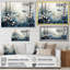 Blue And White Forest Winter Harmony I On Canvas Print-555161495-573447945