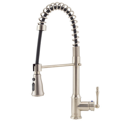 Spring Pull Down Single Handle Kitchen Faucet