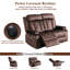 Causeuse inclinable en velours 59,9 po-1326124216