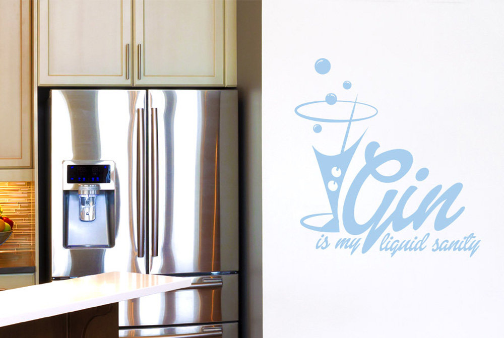 Gin Is My Liquid Sanity Wall Sticker