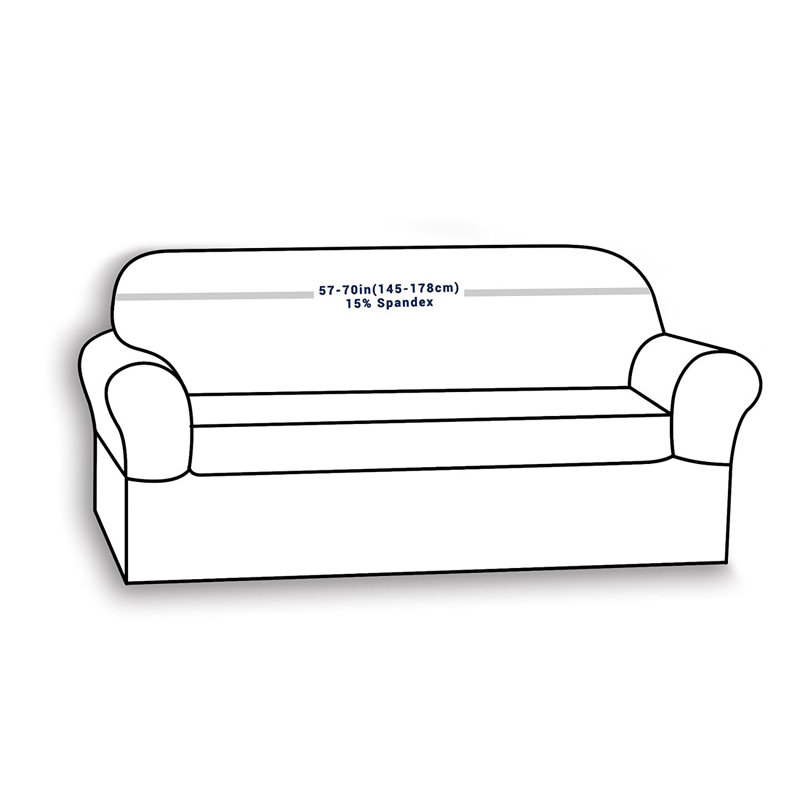Housse pour causeuse Elegant, Mauve / Gris