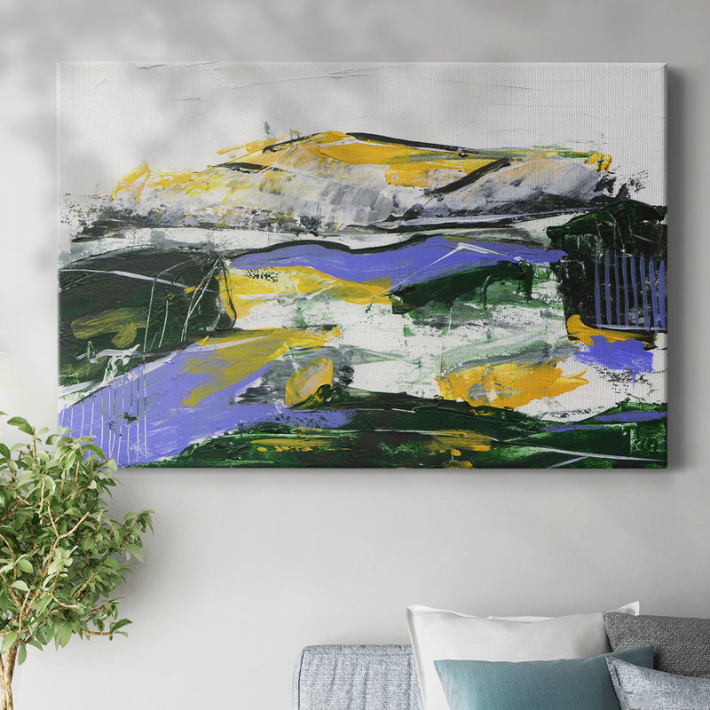 Silent Mountain I-Gallery Wrapped Canvas, 12" H x 18" W
