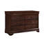 Commode à 6 tiroirs cachés brun