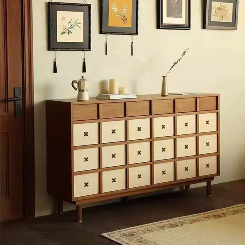 Armoire de rangement minimaliste de style français