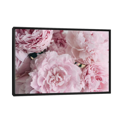 « rose pivoines top », reproduction de photo sur toile