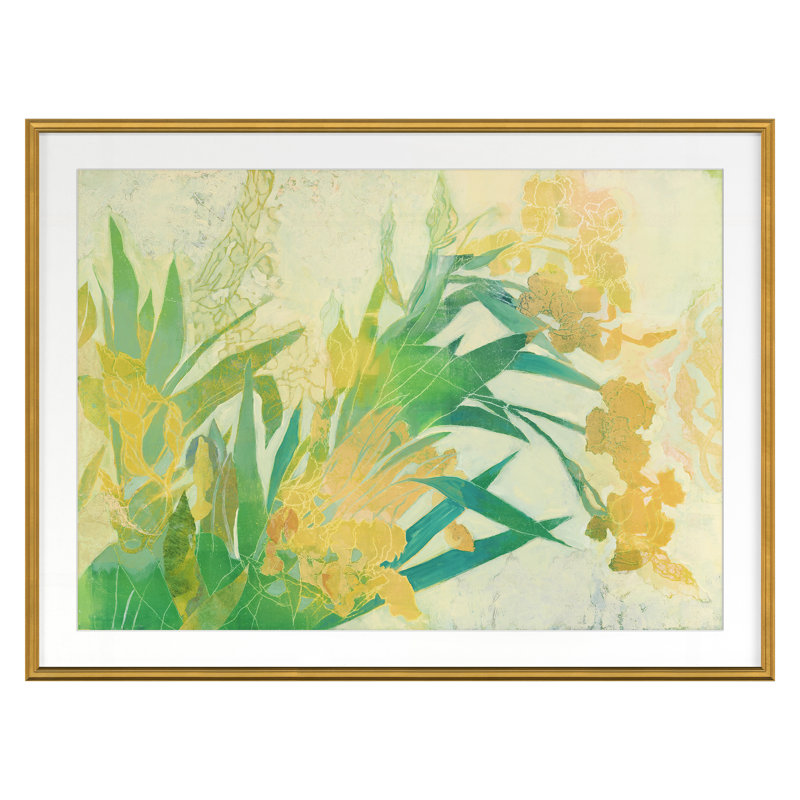 Yellow Iris 2 Print by Richardson, April, 30" H x 40" W