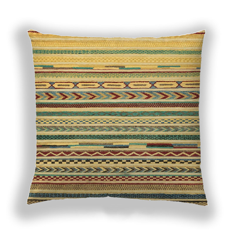 Abstract Reversible Throw Pillow, Synthetic