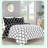 SuperSoft Quatref Comforter Set - All Season & Year Round Medium Weight, Reversible 3-Piece Set. Ultimate Comfort & Style!