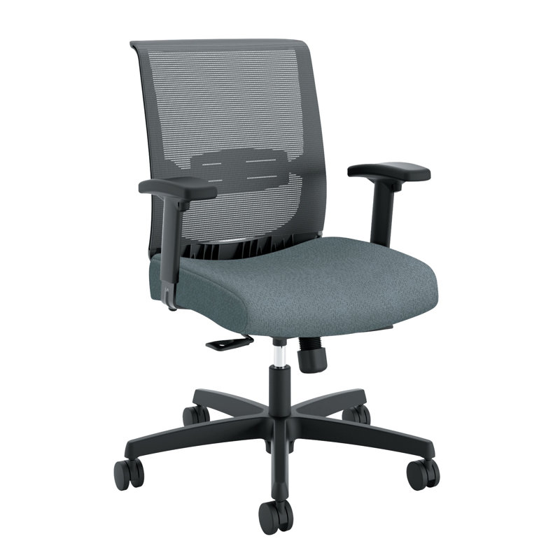 Convergence Mesh Ergonomic Task Chair, Fabric, Black