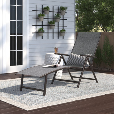 Chaise longue d'extérieur pliante et inclinable Cllgone