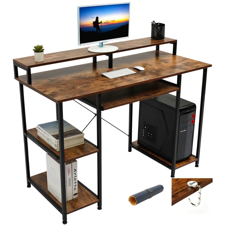 TOPSKY 47 Simple Office Desk Heavy Duty 550lbs Study Writing Desk Dinning  Table DT-001