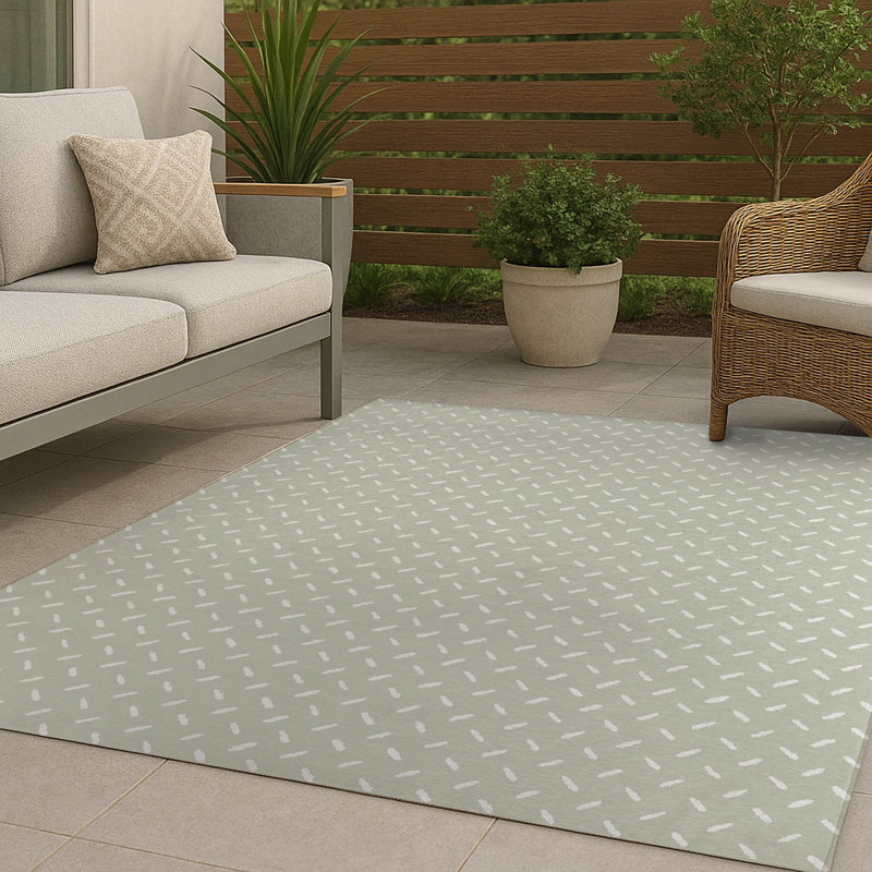 Kat Non-Slip Outdoor Rug, Rectangle 5' x 7'