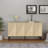 Sleek Console Table, Sapphire Oak, 100% Melamine Coated Particle Board, Thickness: 0.7 inches | Durable Design, Ideal for Living Room & Entryway, Stylish & Functional Storage Solution-306565416