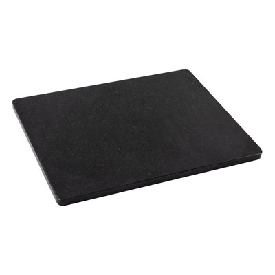 Planche à découper en granit noir Adolif pour la cuisine, 16 x 20 pouces