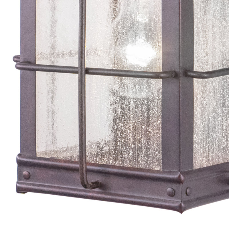 14.5" H Outdoor Wall Lantern, Royal Bronze